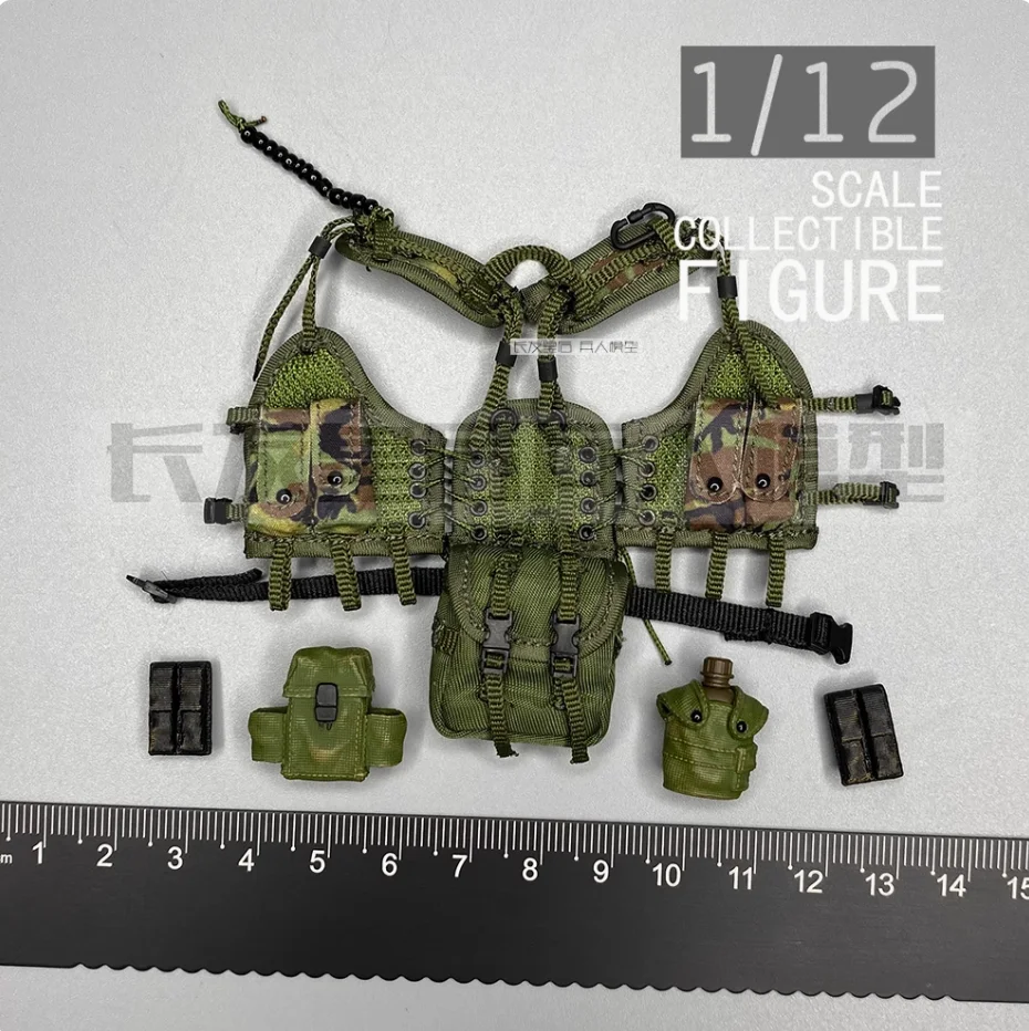 مجنون الشكل LW020 1/12 ذكر الجندي رئيس نحت زي قتال موحد الصدر أحذية معلقة نموذج صالح 6 ''عمل الشكل الجسم في الأوراق المالية
