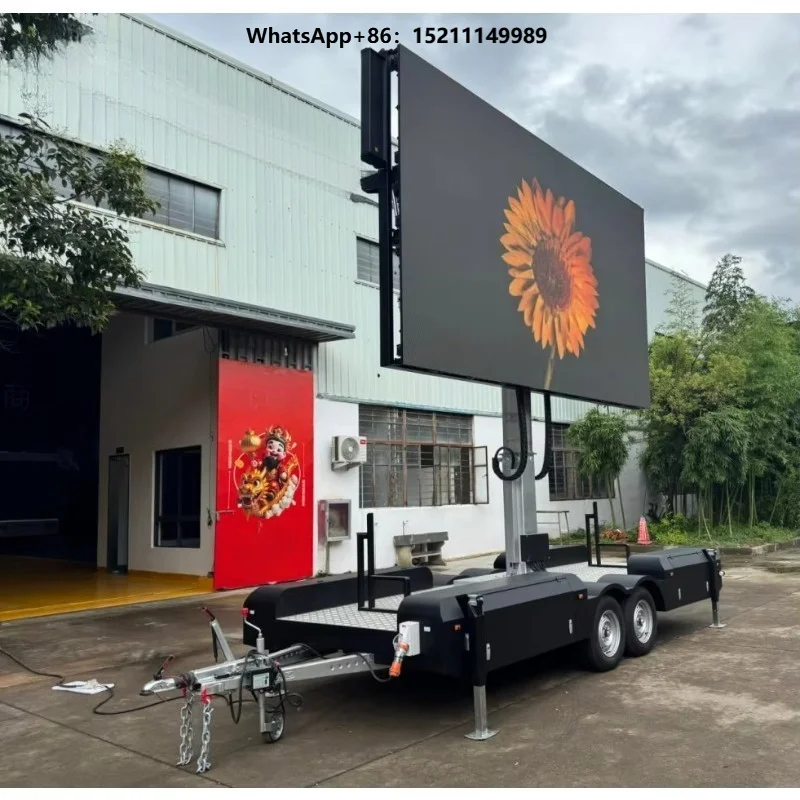 2026 EF12 P6 High Brightness Full Color LED Screen Trailer Video Wall Outdoor Advertising Signage Shopping Mall Retail Store