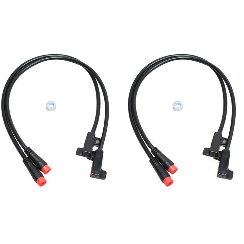 4X Electric Bike Brake Sensor Power Cut Off Brake Lever Gear Shifter Combined Hydraulic Brake 2 Pin Waterproof Connector