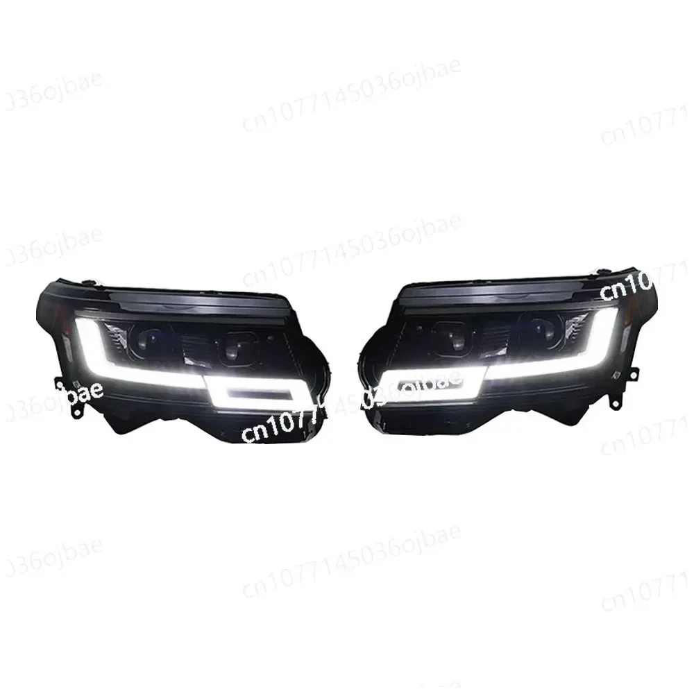 Car Mounted LED Upgraded Headlights Suitable for Range Rover Vogue L405 2013-2017 To 2023 Upgraded Version 1 Pair