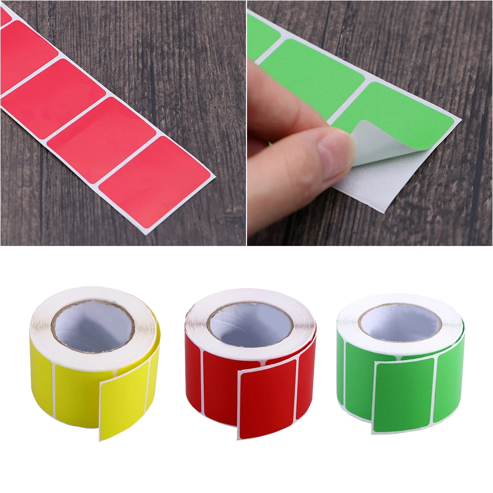 

3 Roll Writable Labels Thermal Printer Colored Stickers Sealing Shipping Transfer