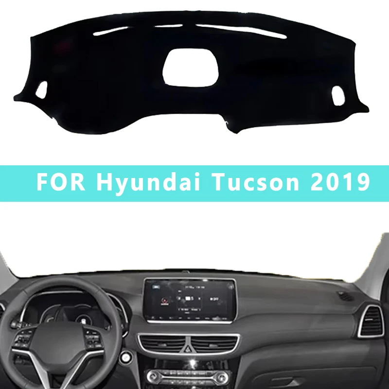 

Car Dashboard Cover Sun Shade Mats Avoid Light Pads Instrument Panel Protective Carpets sunshade mat For Hyundai Tucson 2019