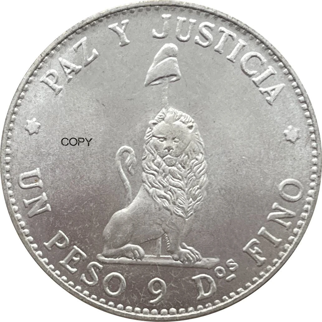 عملات معدنية قابلة للتحصيل ، نسخة مطلية بالفضة ، عملة moneda ww2