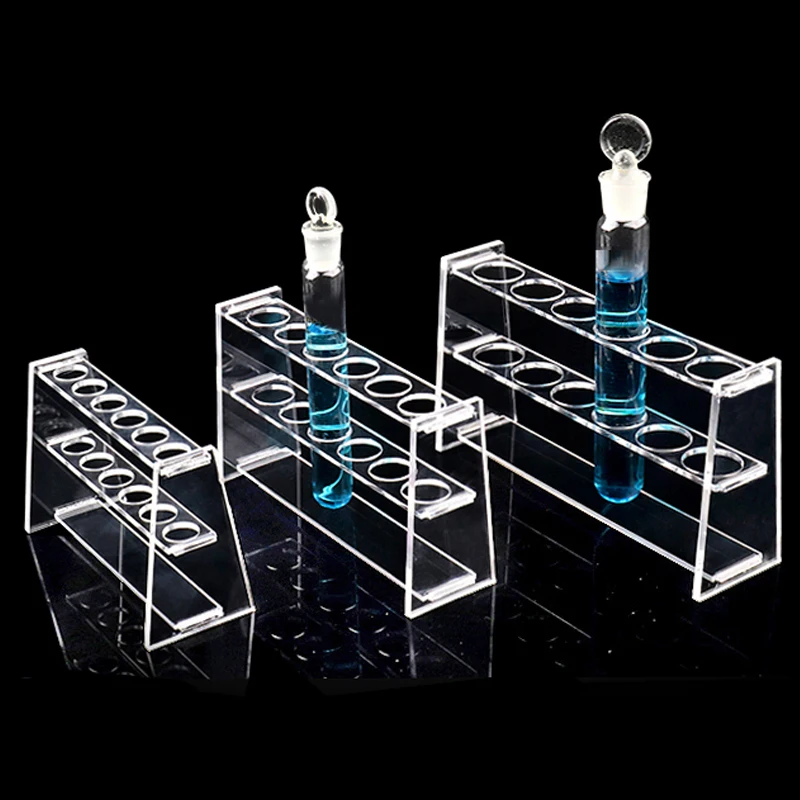 Lab  Organic glass colorimetric tube rack Glass ​Centrifuge Tube Colorimetric Rack Stands Acrylic Laboratory Test Container