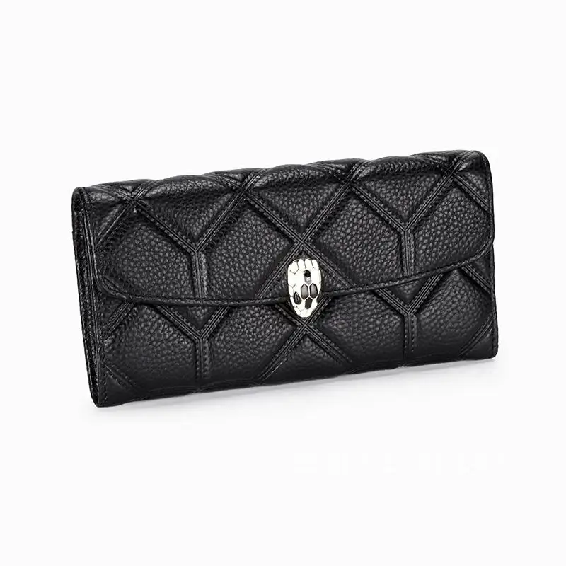 

Luxury large leather ladies long wallet cute mobile phone temperament bag female capacity holder brand clutch credit wallet card