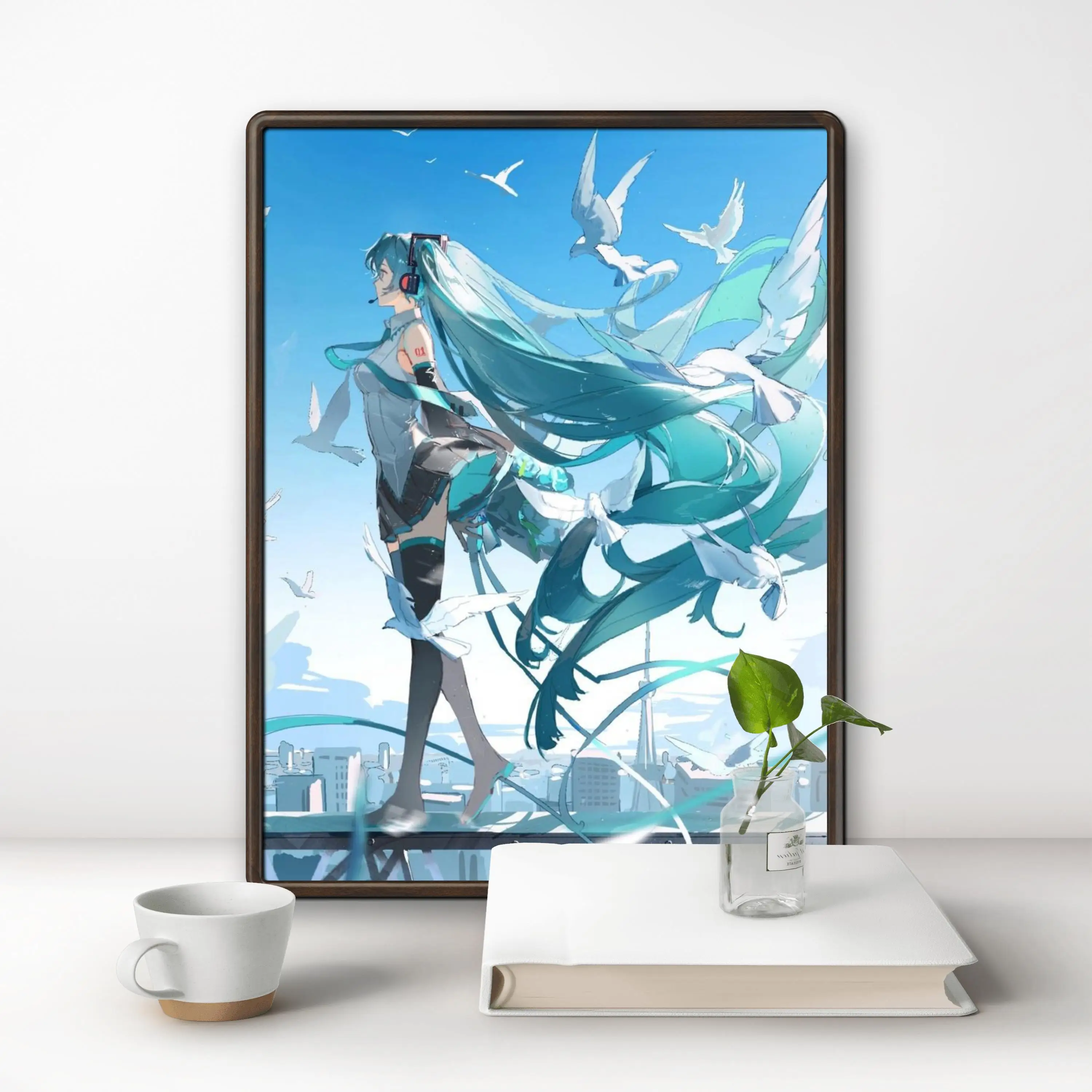 Anime Singer Cute Cartoon Girl Miku Diamond Painting Mosaic Art Embroidery Cartoon Girl Rhinestones Cross Stitch Home Decor Gift