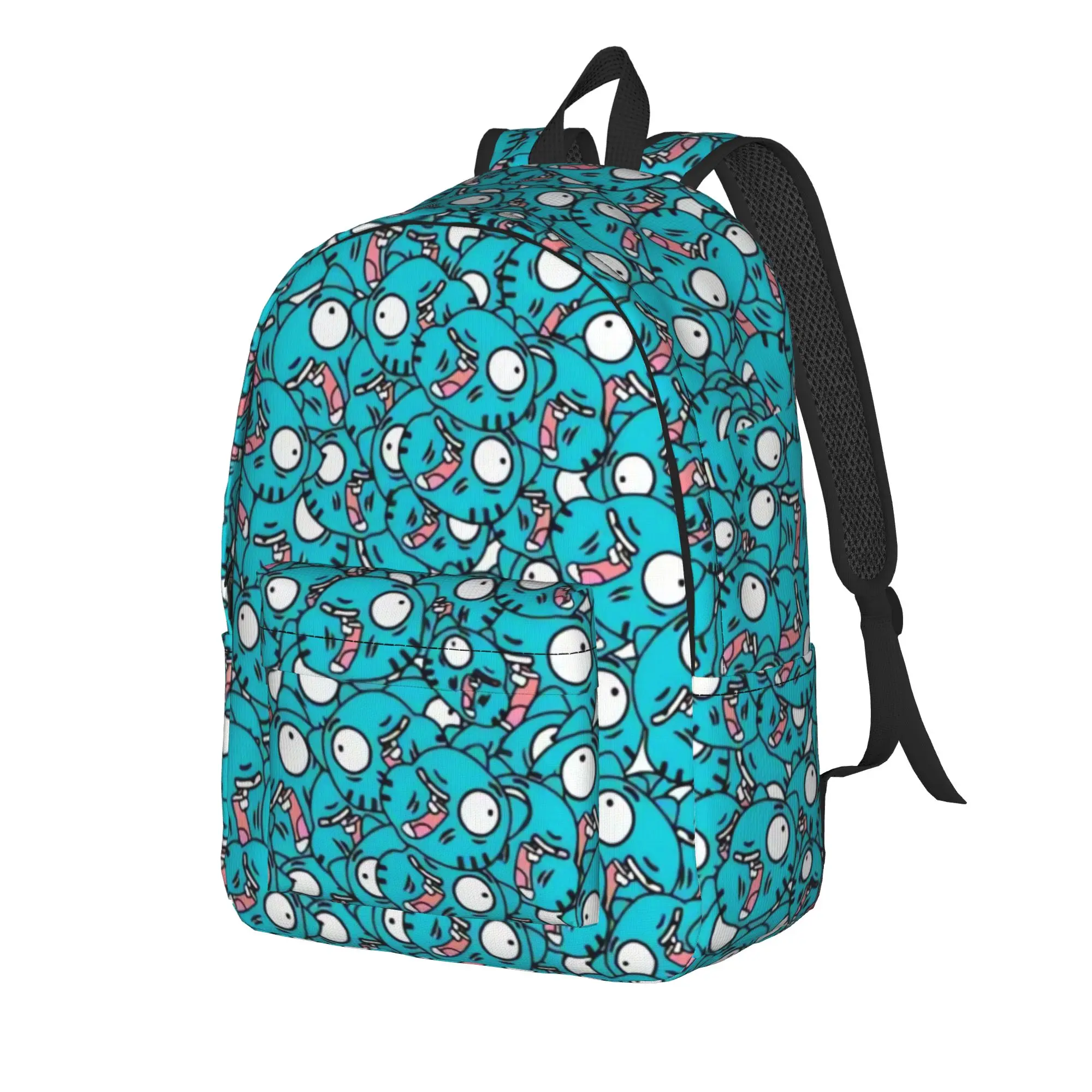Gumball Gum Ball Watterson Amazing Cartoon Backpack  Youth Polyester Outdoor Backpacks Print Novelty High School Bags Rucksack