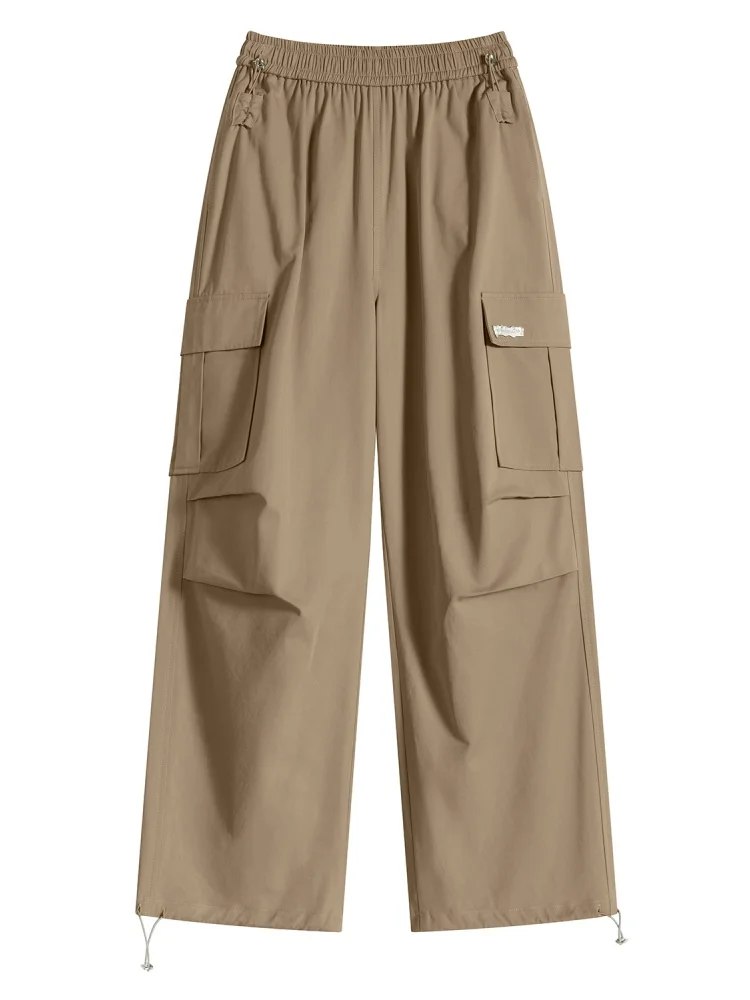 Khaki Workwear Pants Women's Autumn Winter New Sle Cuffed Not Legging Mountain Sports Casual Loose Fce Pants