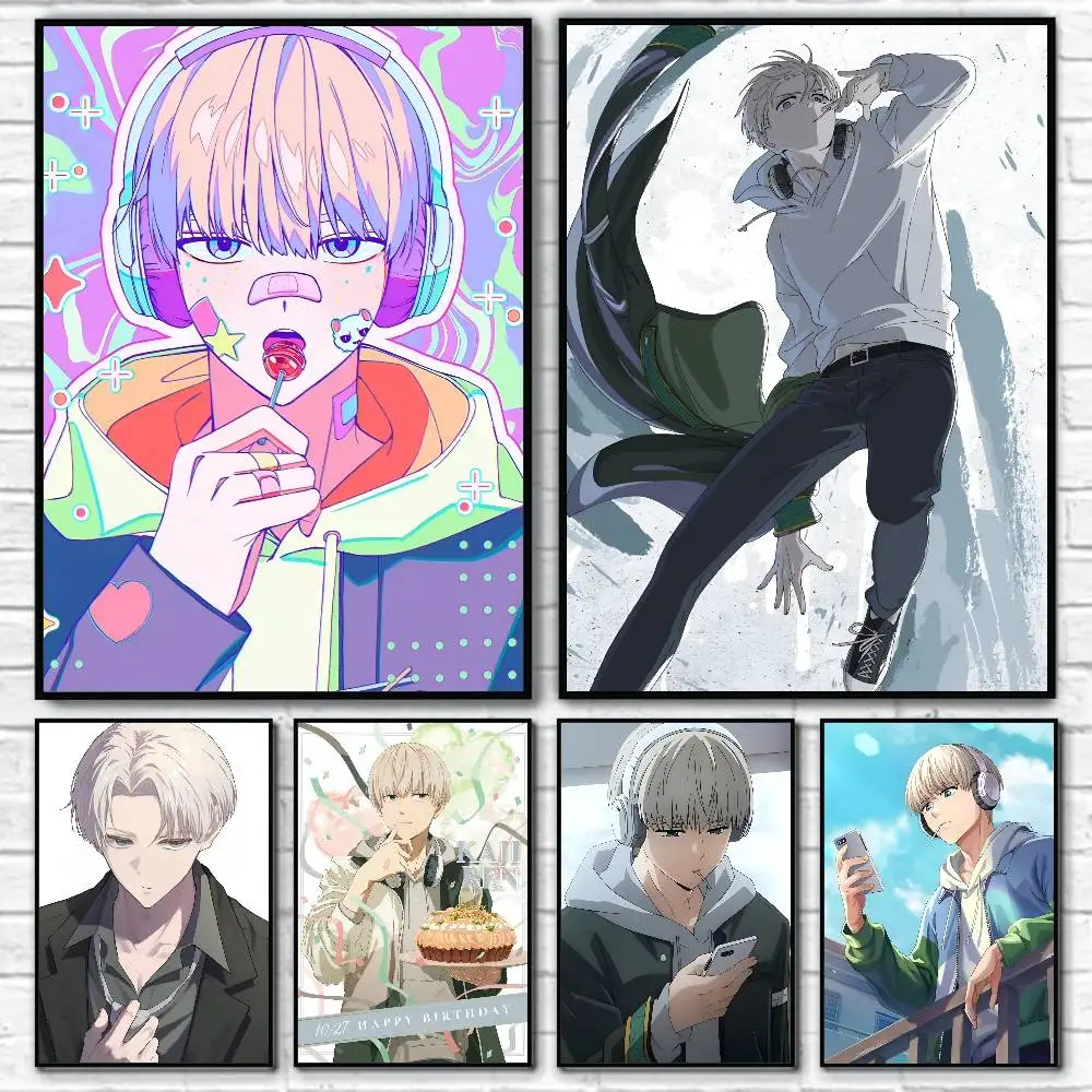 Anime Wind B-Breaker Cartoon Ren Kaji Posters HD Print Vintage Wall Art Decor for Home Study Room