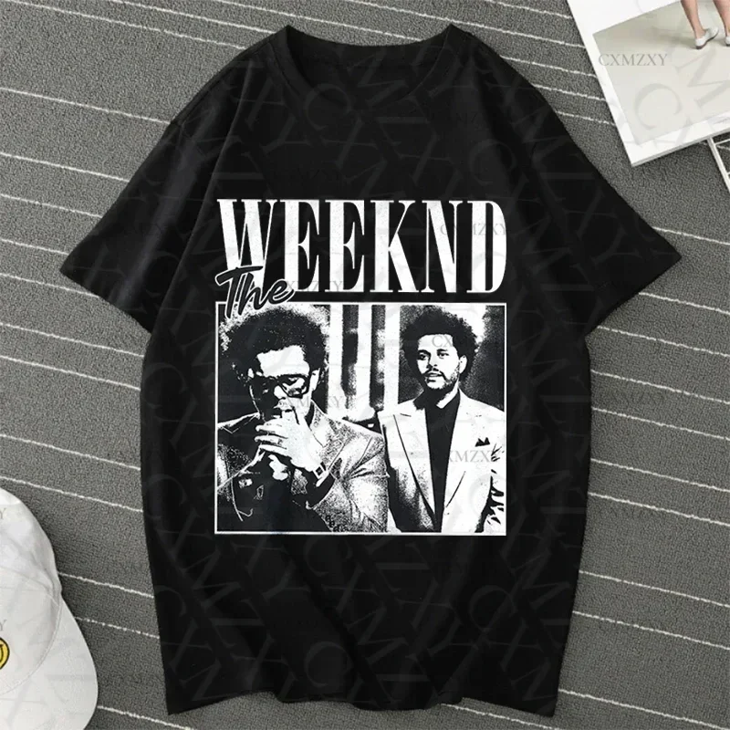 

Pop Singer Artist The Weeknd Print Anime Tops Tees Clothes Female T-shirt Women Cartoon Tee Short Sleeve Fashion Girls T Shirt