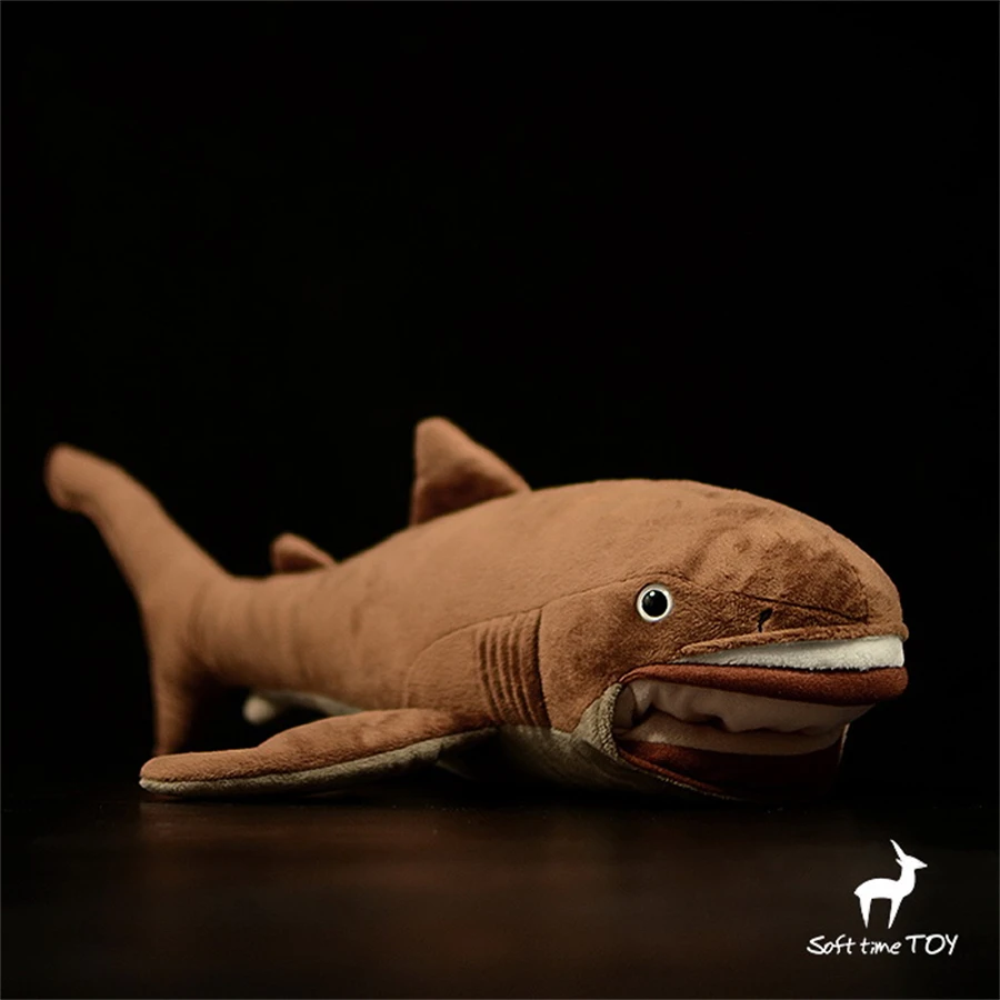 Megamouth Shark High Fidelity Anime Cute Plushie Pelagios Plush Toys Lifelike Animals Simulation Stuffed Doll Kawai Toy Gifts