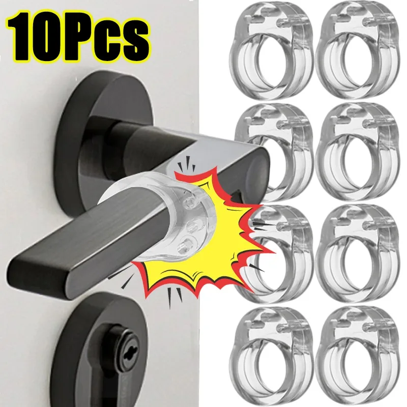 1/10 шт. противоударные дверные упоры, силиконовые дверные ручки, буфер, защита стены, дверная ручка, бампер, мебель, защищенные накладки, кольца