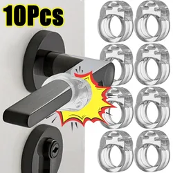 1/10Pcs Shockproof Door Stops Silicone Door Handle Buffer Wall Protection Doorknob Bumper Furniture Protected Crash Pads Rings