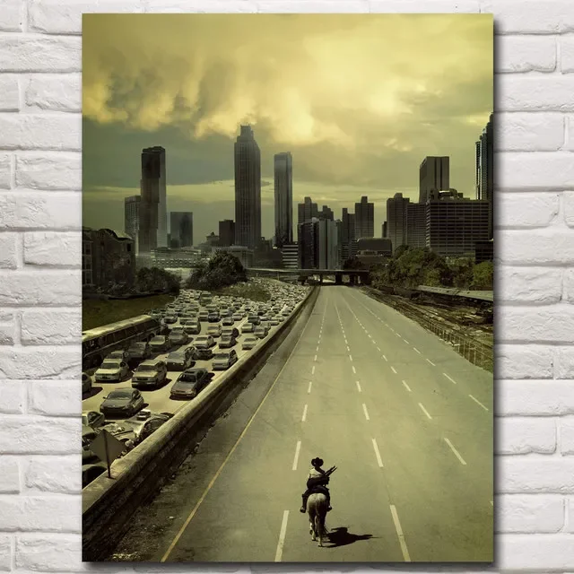 The Walking Dead Poster Figuur Daryl Dixon TV-serie Canvas Wanddecoratie Schilderijen voor Woonkamer Wand Huisdecoratie