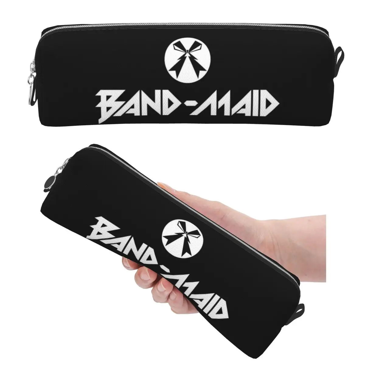 Band Maid Japan Metal Rock Federmäppchen für Studenten, Geschenke, Stiftbox, Bleistiftbeutel, Aufbewahrung von Schreibwaren
