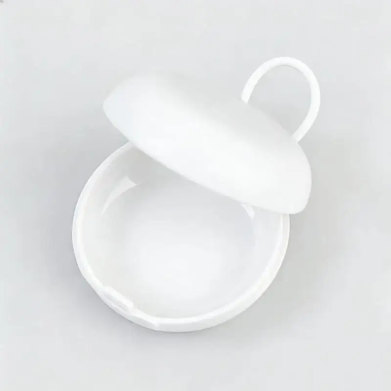 Runde Plastik-Ohrstöpsel-Aufbewahrungsbox, Mini-Staubschutzbehälter für Reisen, Wandern, Schwimmen und Bürogebrauch – Detail 4