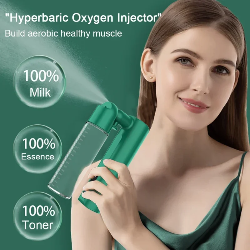 New 80ml Oxygen Injection Instrument Water Replenishing Spray Household Hand-held Face Cold Spray Humidifier Beauty Health