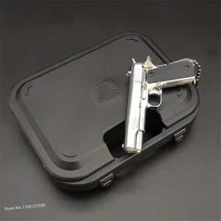 1:2.05 1:3 M92A1 92F 93R Glock G17 G22 Colt 1911 Desert Eagle Mauser P226 Gun Pistol Miniature or Keychain Case Gift Box