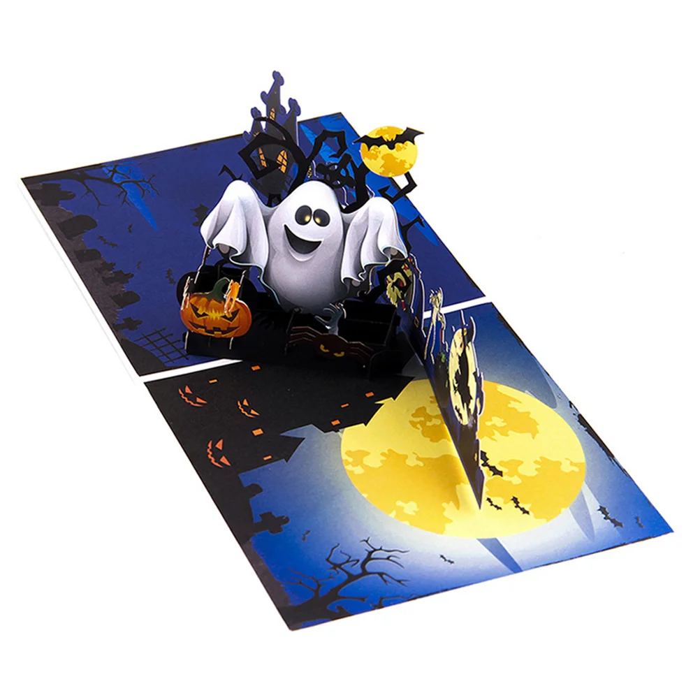 Birthday Cards Anniversary Thank You Greeting Three-dimensional Halloween Holiday