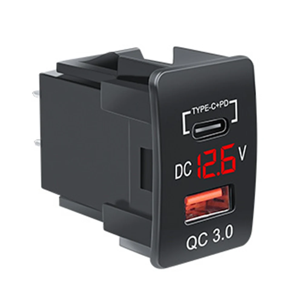 Driving Socket for qc3.0 Simple 12V Terminals Accurate Flame Voltmeter Circuit Device Digital Display  Driving