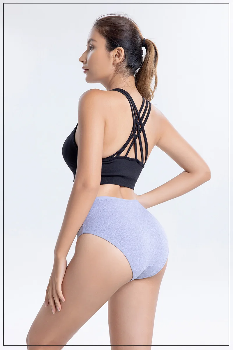 3 Teile/satz Frauen Sexy Nahtlose Baumwolle Höschen Große Größe Unterwäsche Weibliche Unterhose Mädchen 6 Einfarbig Weiche Slip Dessous 8815 – Detail 4
