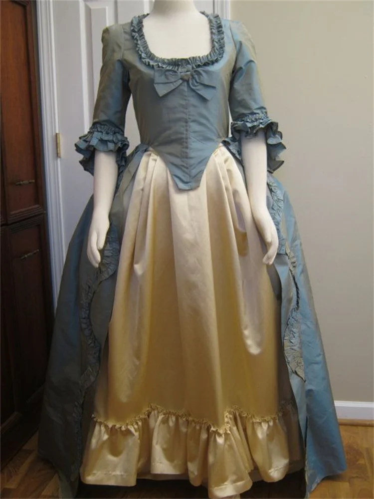 

Marie Antoinette Rococo Fancy Dress Victorian The Duchess Ball Gown Dress Women Robe a la francaise Renaissance Dress