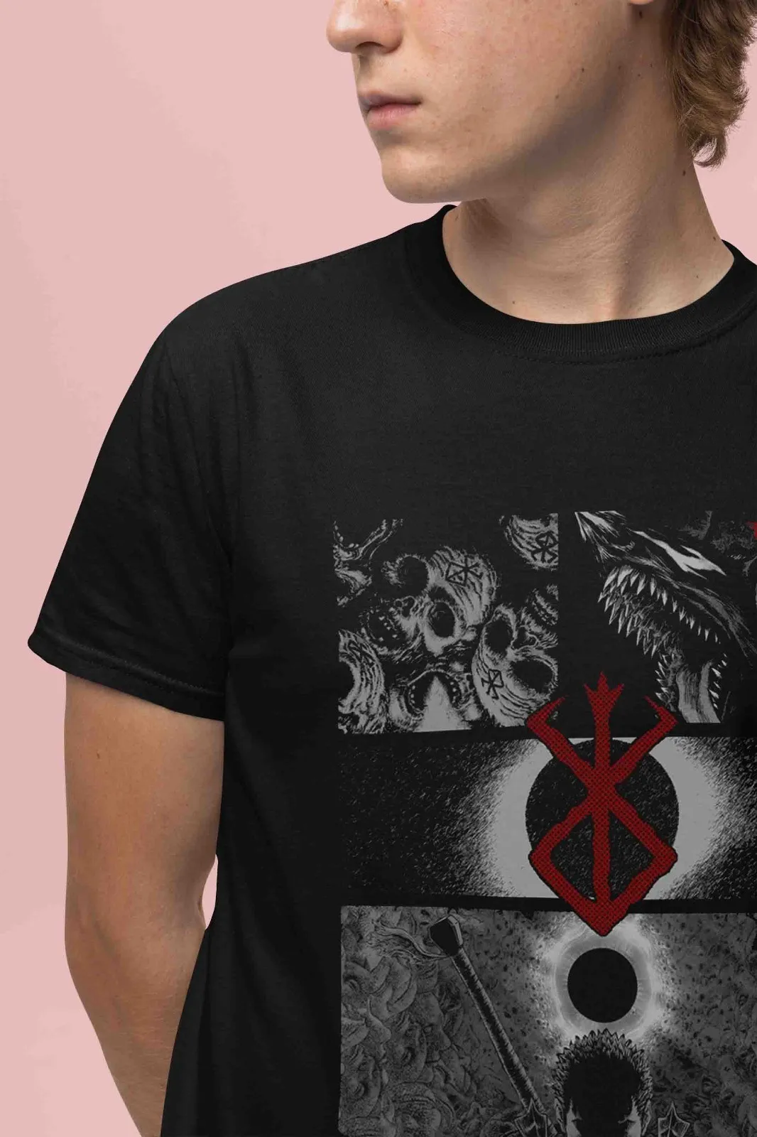 Berserk Shirt Guts Tshirt Casca T-Shirt Griffith Top Warrior Anime Unisex Tee