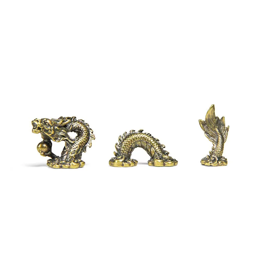 Copper Alloy Fish Tank Dragon Decoration Rockery Water Water Running Bonsai Micro Landscape Creative Zen