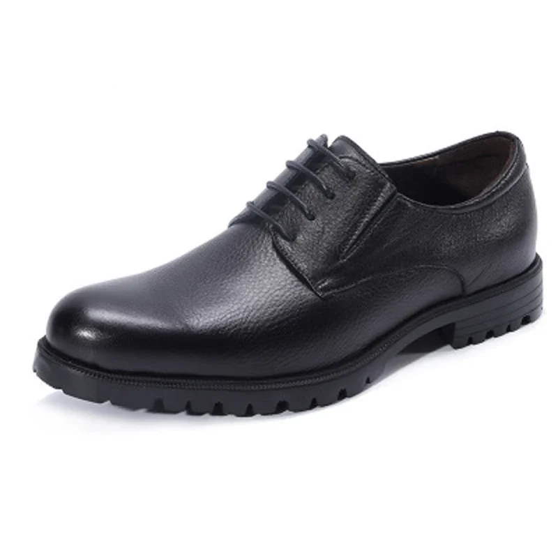 jineyu new men shoes  business  leisure Low help  deerskin  rubber sole non-slip lace-up