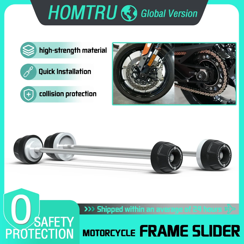 

Комплект защитных слайдеров для передней и задней осей мотоцикла, предотвращающих столкновения, для KTM 790 890 Duke R/GP 2018-2025