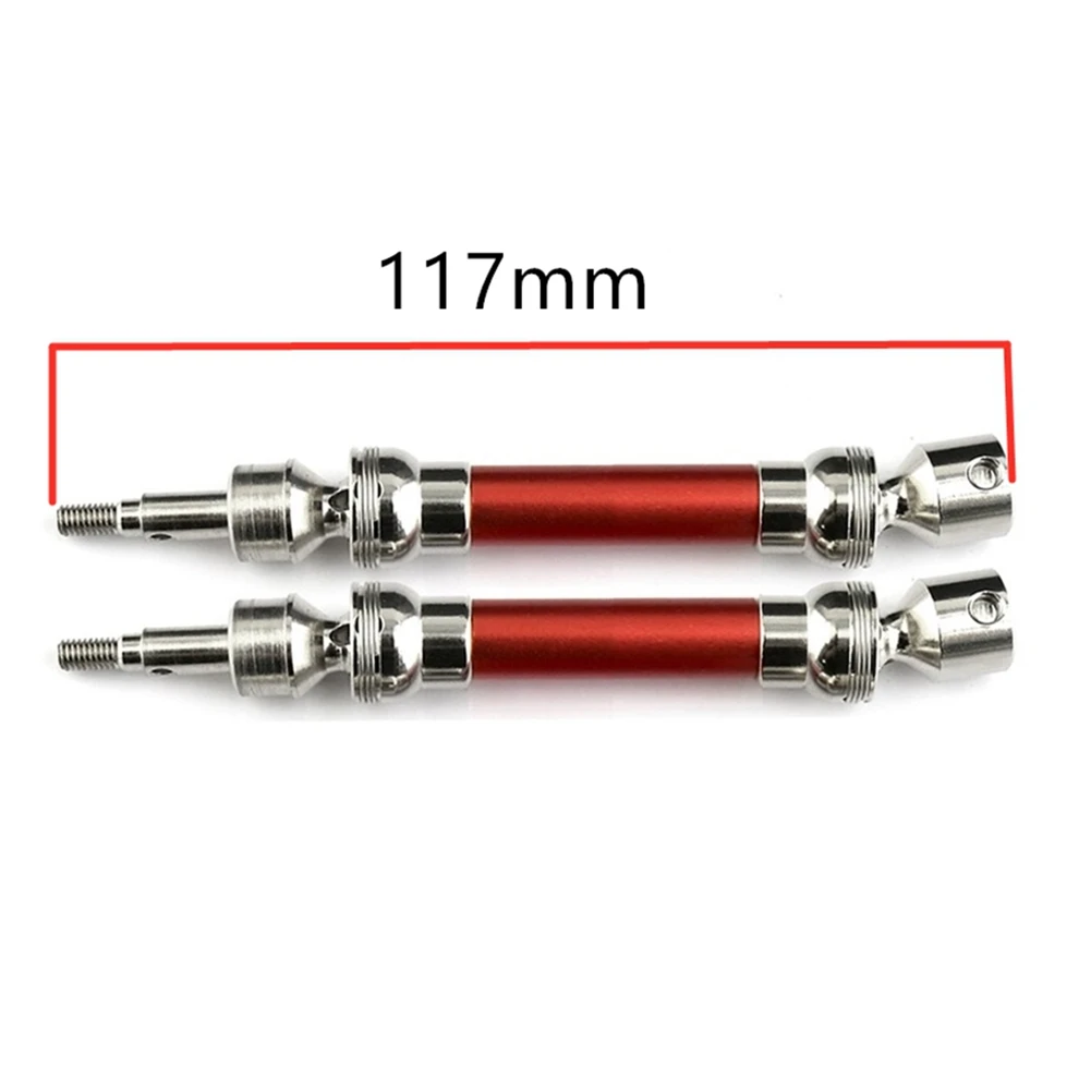 เพลาขับโลหะด้านหน้าและด้านหลังสำหรับ Arma 1/10 typhon senton แกรนิต vorteks V2ร็อคเก่า3S BLX ชิ้นส่วนอัพเกรด4