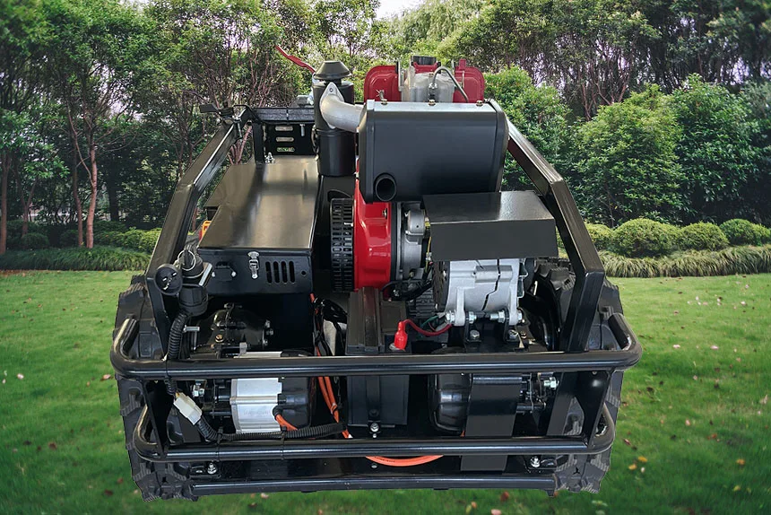 Crawler-type Remote-controlled Lawn Mower 580 Conquer Any Terrain, Cut with Precision, Operate with Ease