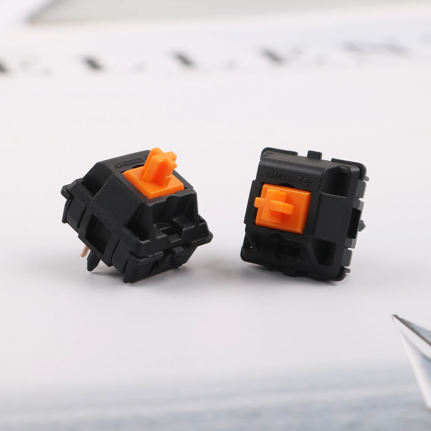 Cherry MX2a Purple Switch Cherry MX2a Orange Switch V2 Linear Tactile for Gaming Mechanical Keyboard 35g 55g Factory Lubed 5 pin