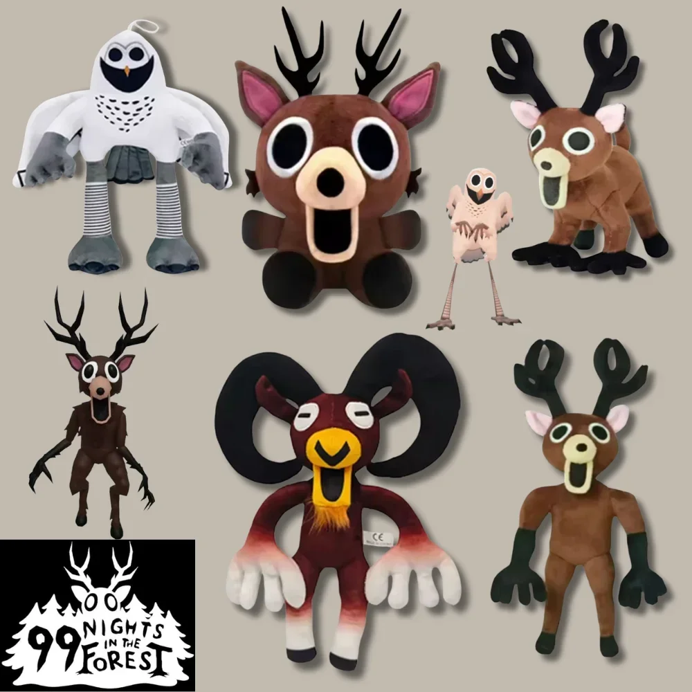99 nuits dans la forêt cerf mignon jouets en peluche film animaux en peluche cerf jouet Fans cadeaux d'anniversaire jouets pour enfants cadeaux de noël