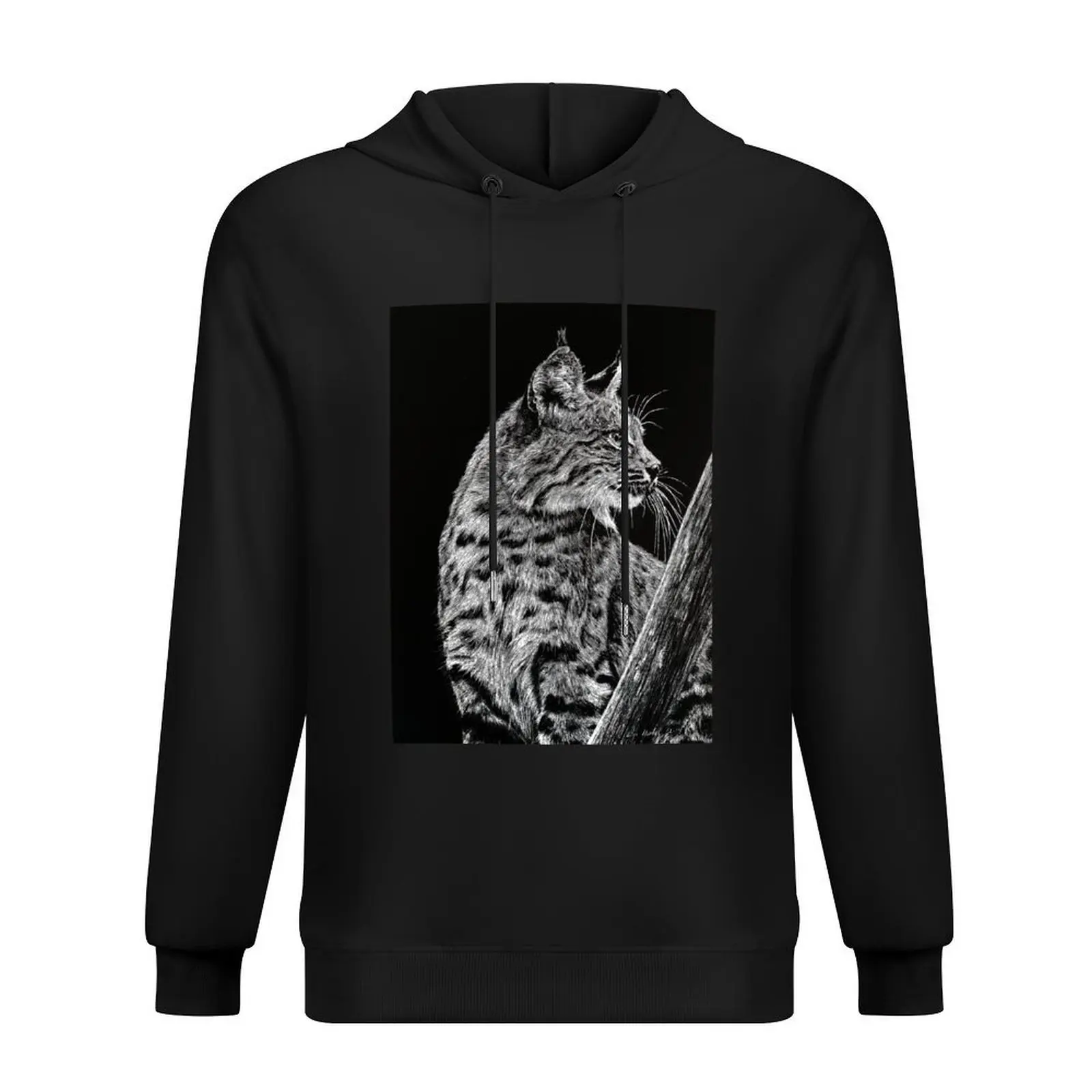 

Bobcat looking back Hoodie men clothing graphic t shirts men men's autumn clothes men's clothing japanese hoodie