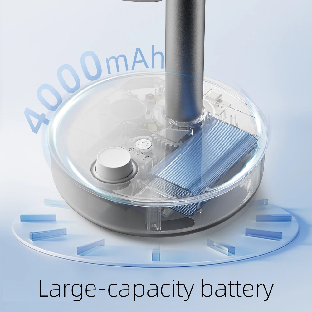 New Arrival Portable Charging Battery Rechargeable Table Fan With Night Light Custom Logo USB Cooling Small Desktop Fan