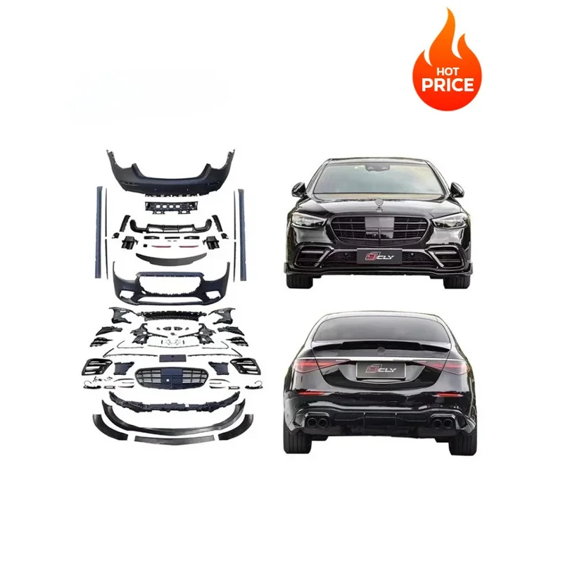 

OE — соответствующий комплект кузова S450 для W223 класса от S до 2024 года — передние и задние бамперы