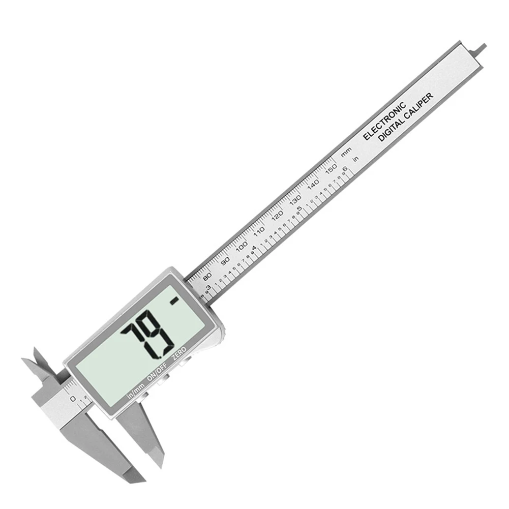 Plastic Digital Caliper 0-150mm Inch MM Switch LCD Display Measurement Instrument For Small Projects And DIY Crafts