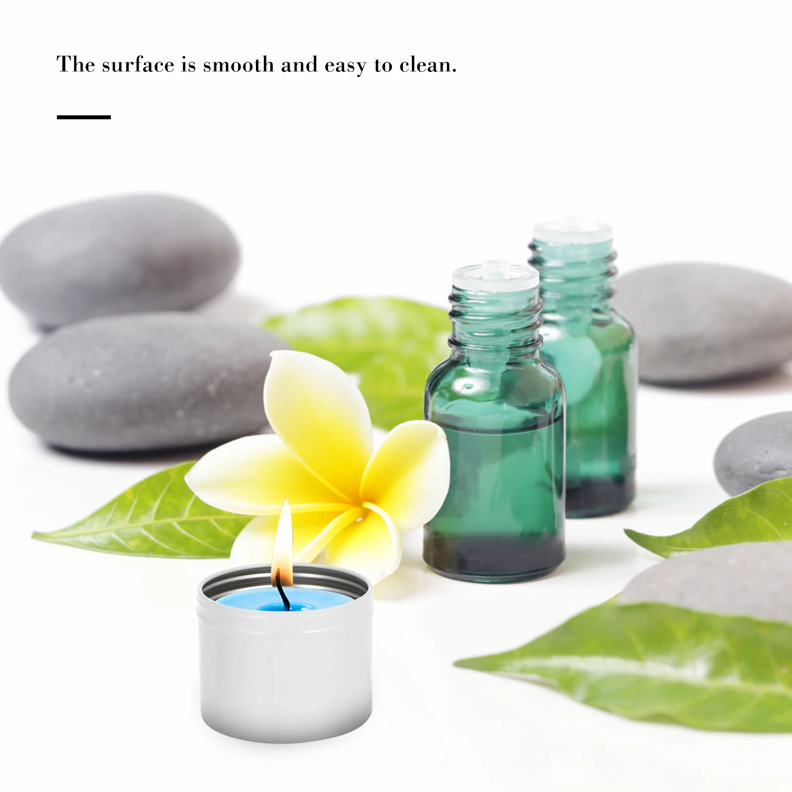 

4 Pcs Aluminum Storage Boxes Round Lightweight Travel Tea Containers Refillable Sealed Protective Dustproof Household