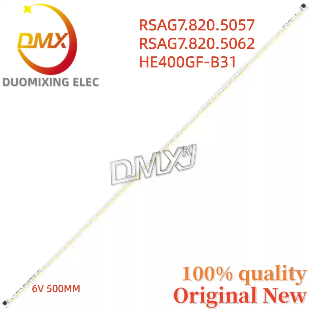 

Подходит для световой ленты для ЖК-телевизора LED40EC300JD 40K360X3D 40K260X3D HE400GF-B31 RSAG7.820.5057/5062 6 В 500 мм