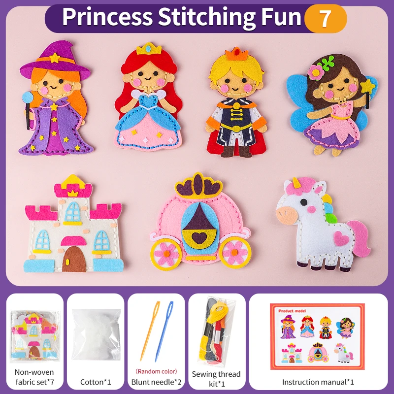 ชุดเย็บผ้าสำหรับเด็ก 7 ชิ้น ชุ - Art Craft Unicorn บทวิจารณ์และราคา