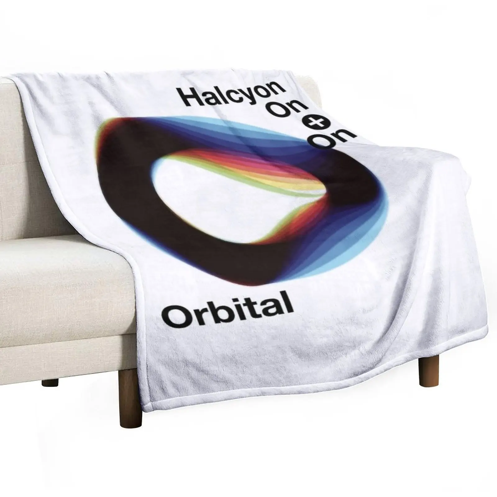 

Orbital - Halcyon On + On Premium Throw Blanket Polar Retros Sofa Quilt Furrys Blankets