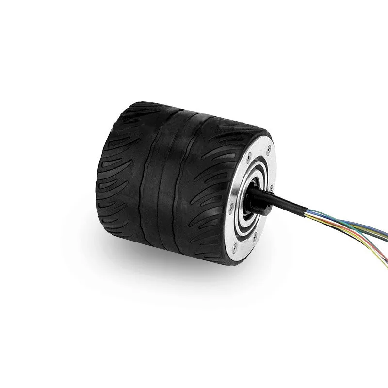 4 inch double axles wide tyre brushless hub motor with hall phub-4hq