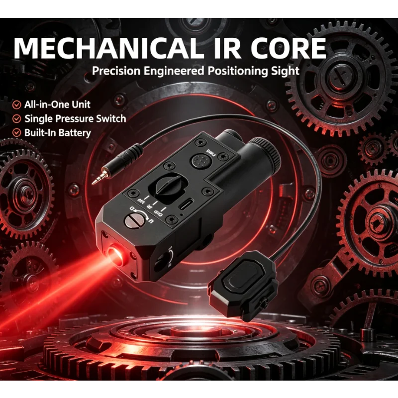 Nylon Shell CQBL Red Locating Sight Controllable Beam Under Mount Hobby Model Upgrade Accessories