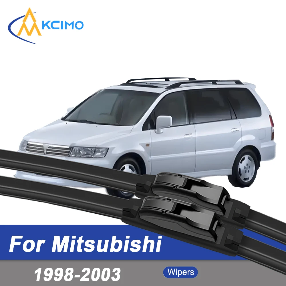 

Premium Rubber Durable Silent Windshield Wiper Blades 2pcs for Mitsubishi Chariot UG 1998-2003 Nimbus Space Wagon Savrin Soveran