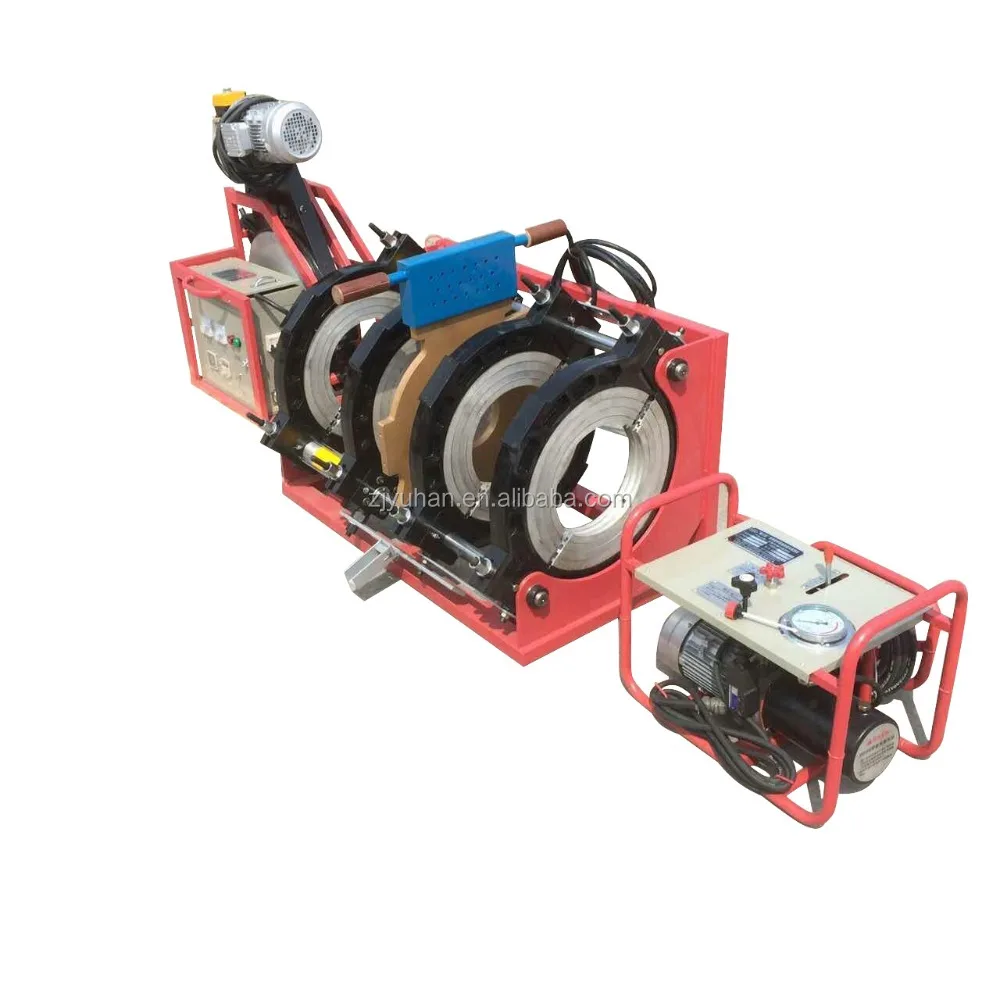 New YUHAN Hydraulic 630mm Polyethylene Pipe Butt Fusion Welding Machine 10.5kW 610kg Plastic Welder up to 630mm 220V/50Hz
