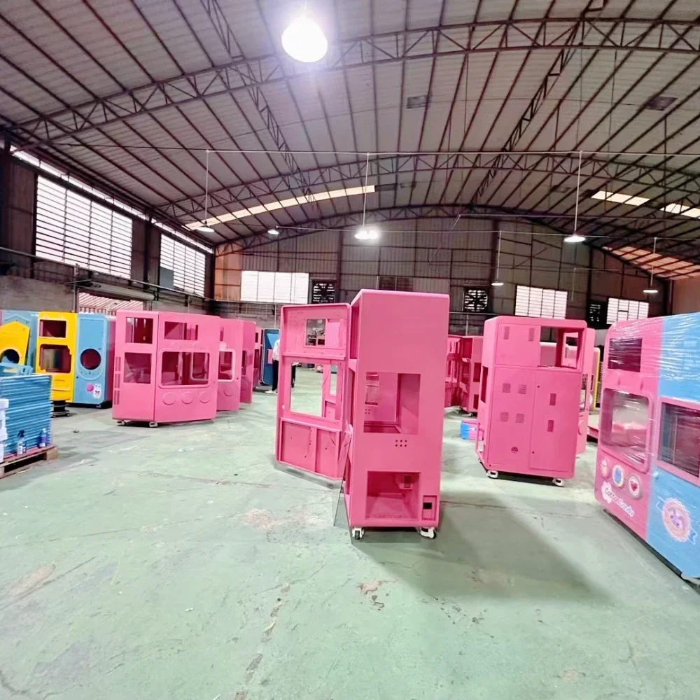 Fully Automatic Cotton Candy Vending Machine 10 Flavors High Capacity Commercial Use Candy Flossy Making Machines for Sale