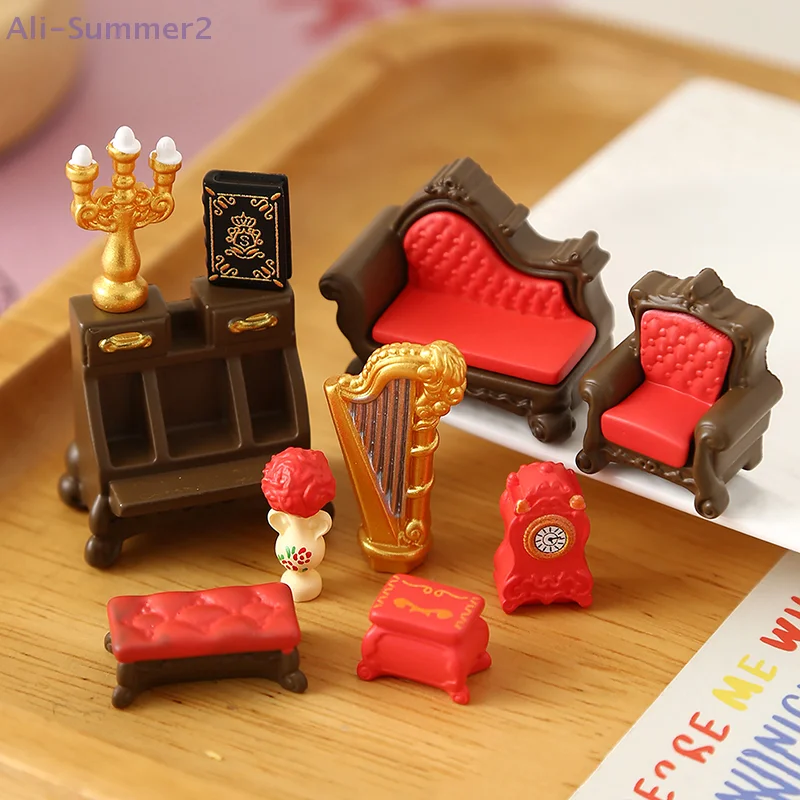 {Summer2} Puppenhaus-Ornament; Mini-Simulationsmöbelmodell im Maßstab 1:12; Ideal zum Rollenspiel