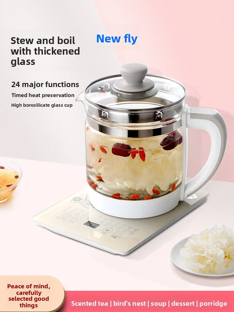 Xinfei Multifunctional Automatic Health Pot Home Use Glass Electric Kettle Small Office Flower Tea Pot Tea Cooker