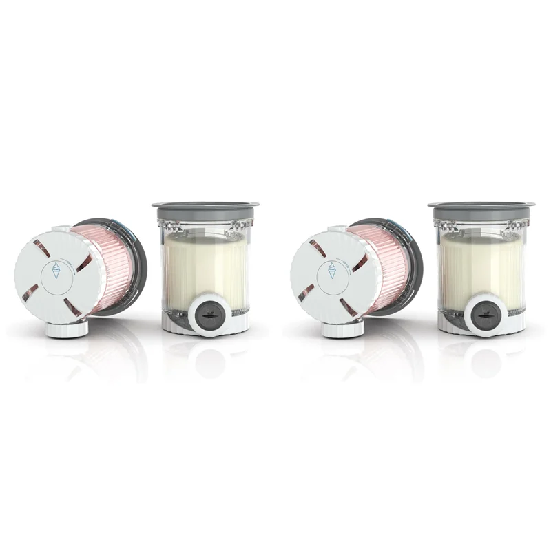 

A22F-4Pack Pints And Lids For Ninja Swirl NC700 Series Ice Cream & Soft Serve Makers, Dishwasher Safe, XSK7PNTLD2